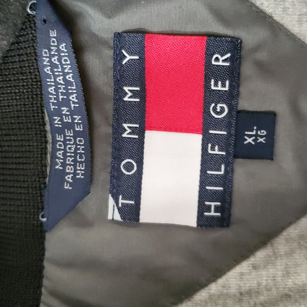 Tommy Hilfiger Gray Nylon Jacket Size XL Vintage - Picture 5 of 10
